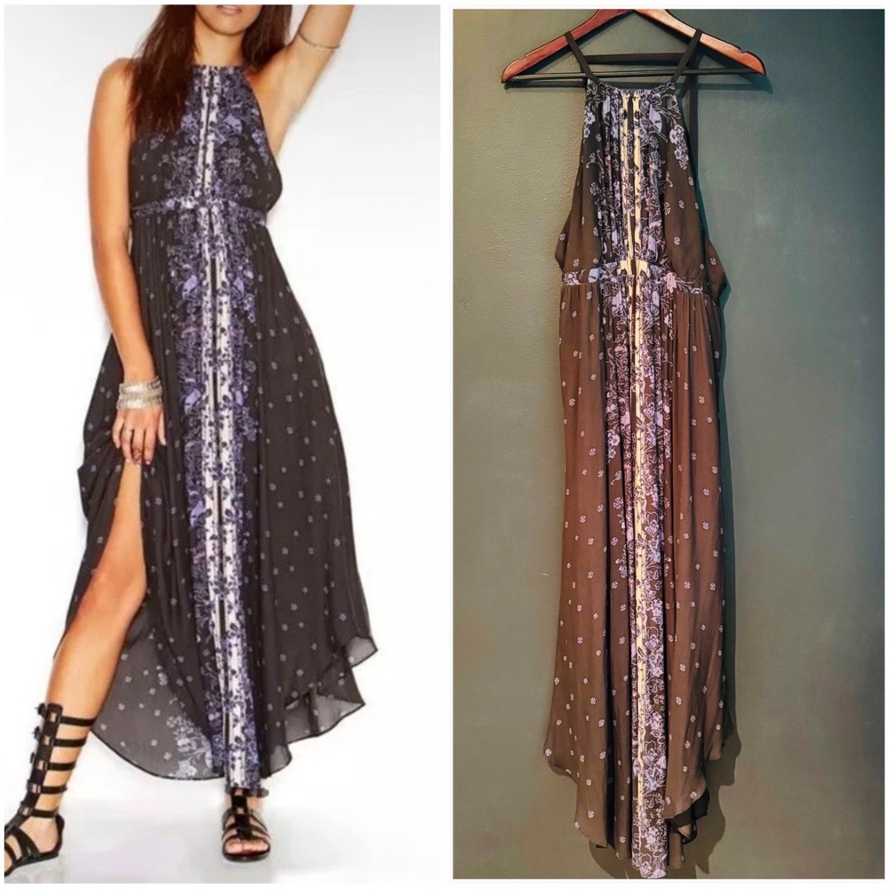 Free People Maxi Dress with Floral Design